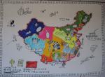 画画 中国地图 WCY家